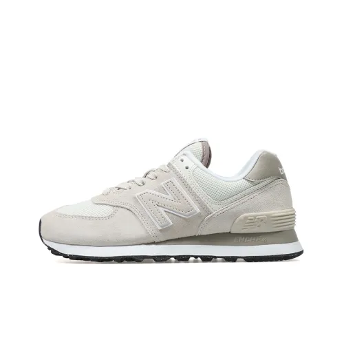 New Balance NB 574 Low Топ Повседневные Беговые Кроссовки Унисекс Бежевые