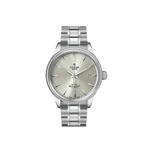 TUDOR Wind Style Collection Автоматический Механический Механизм Мужские Часы Серебристый Циферблат