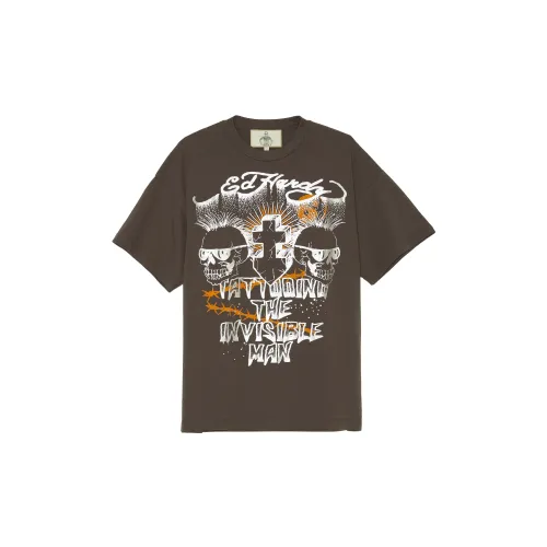 Ed Hardy SS22 T-Shirt Мужской Iced Mocha Brown