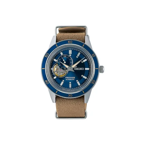 SEIKO Автоматический Механический Часы Мужские серии Presage 40,8 мм Синий