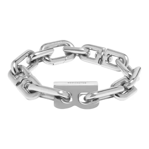 BALENCIAGA Браслеты из бронзы Серебряный Унисекс
