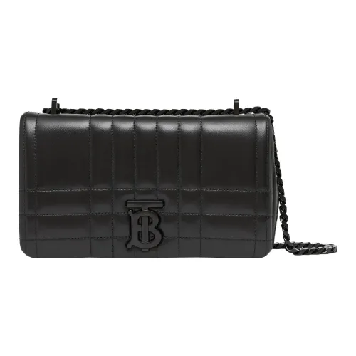 Burberry Lola Сумка из овечьей кожи через плечо Маленькая Женская Черная