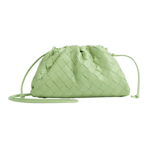 Bottega Veneta POUCH Cloud Сумка Sheepskin Clutch Mini Женская Light Green