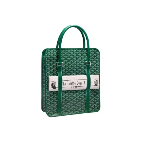 GOYARD Bourgogne Холст и Кожа Сумка Унисекс Зеленый