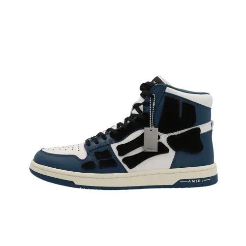 AMIRI Skel Топ Hi Стильные Скейтбординги Мужской Синий Черный