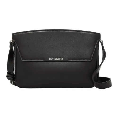 Burberry Телячья кожа Кожа Сумка через плечо Сумка на плечо Женская Черная