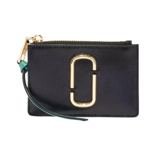 MARC JACOBS Snapshot Saffiano кожа кошелек женский черный