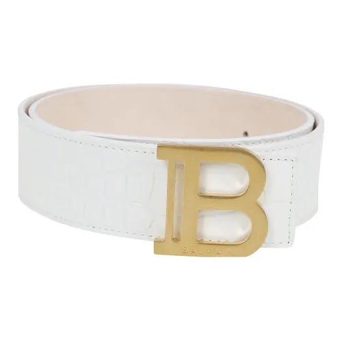 BALMAIN Минималистский стиль Буква Logo Лаковая застежка Женские