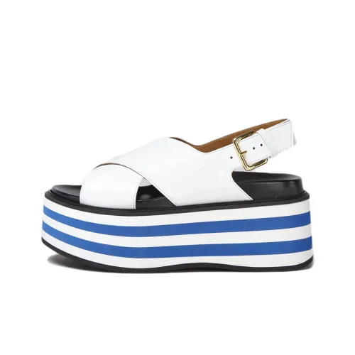 MARNI One Ремешок Сандалии Женские Белые