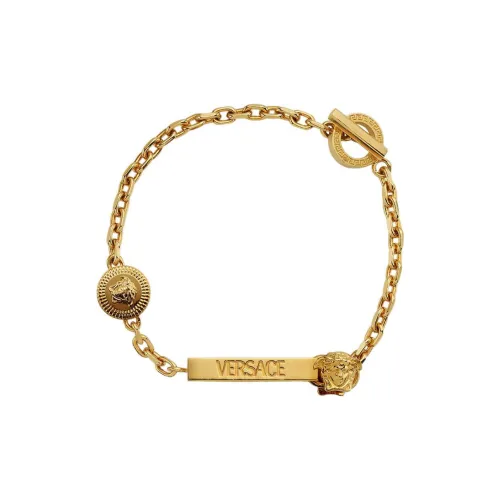 VERSACE Браслеты из латанию Золото Мужской