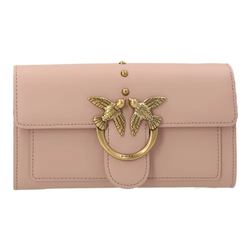 PINKO SIMPLY Кожа Кошелек Сумка Сумка через плечо Женская Светло-розовая
