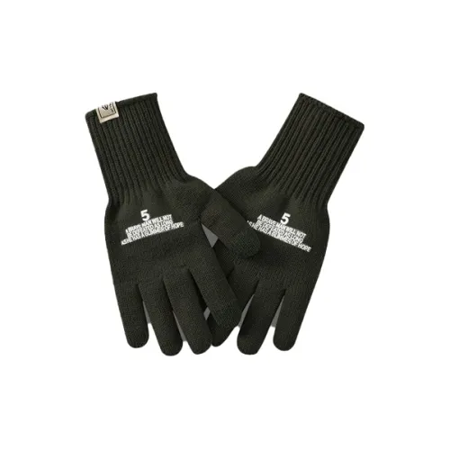 AAJF Акриловые вязаные перчатки для мужчин