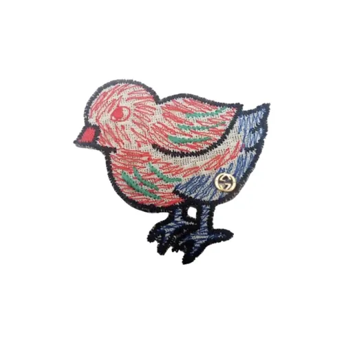 GUCCI Броши Красный/синий Женские