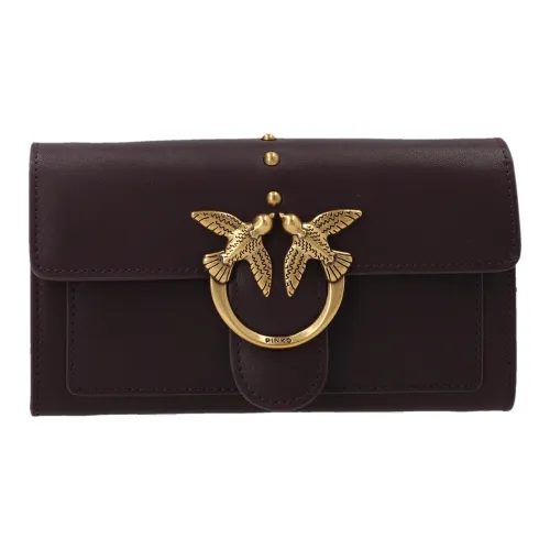 PINKO SIMPLY Кожа Кошелек Сумка Сумка через плечо Женская Фиолетовая