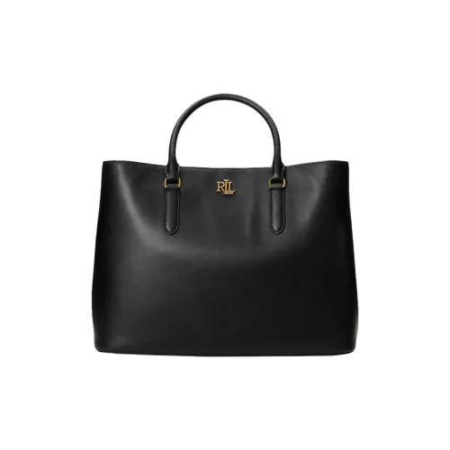 Polo Ralph Lauren Full GRAIN LEATHER Сумка Большая Женская Черная