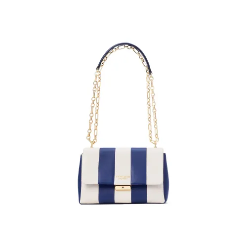 Kate Spade Multicolor Корова Кожа Сумка через плечо Сумка на плечо Средняя Женская Космический Синий и Белый