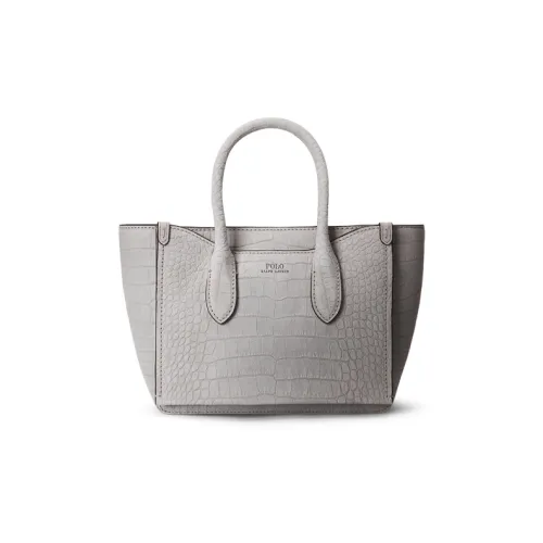 Polo Ralph Lauren Sloane Нубук Сумка Мини Женская Серого цвета