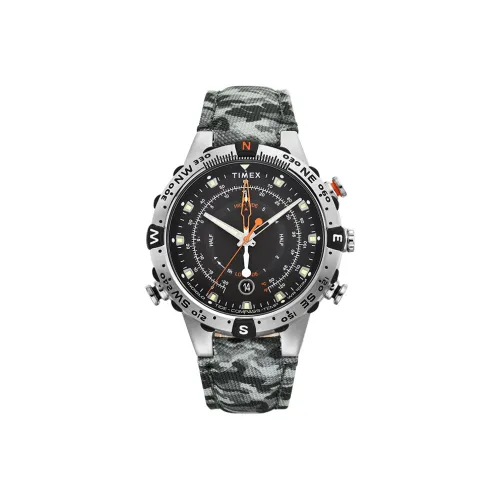 TIMEX Кварцевый механизм Мужские часы 45mm*13mm Черный