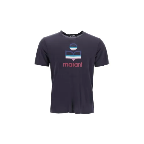 ISABEL MARANT Темно-синие мужские футболки T