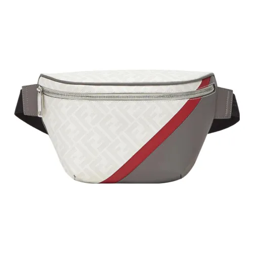 FENDI Cotton Calfskin Detail Men's Multicolor