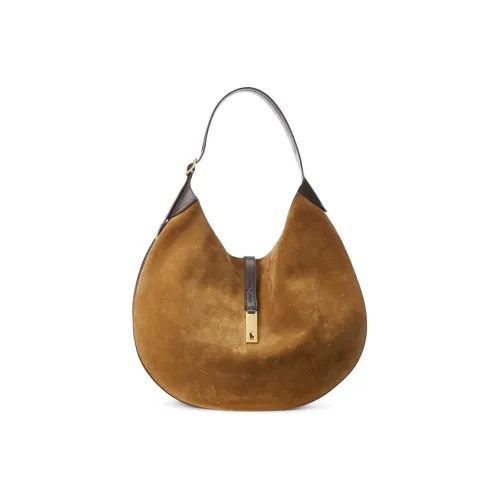 Polo Ralph Lauren Сумка из коровьей кожи сумка через плечо стандартная женская коричневая