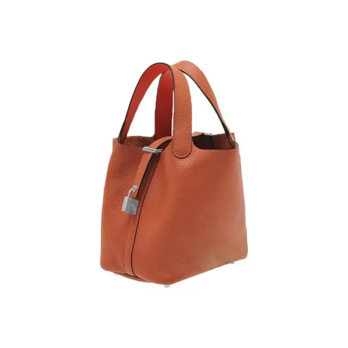 HERMES Picotin Lock Сумка из кожи Taurillon Clemence корзина-сумка ведрообразная сумка сумка 18 женская