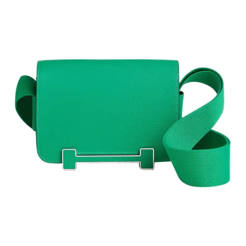 HERMES Козья кожа Сумка через плечо Сумка на плечо Женская Мятно-зеленая