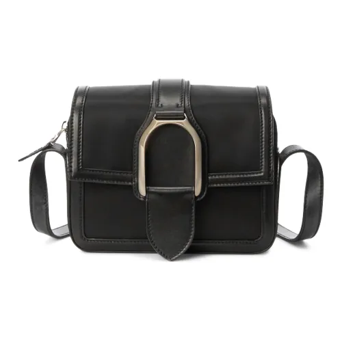 Polo Ralph Lauren Сумка через плечо из коровьей кожи женская черная