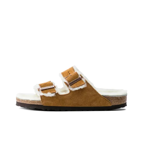 Birkenstock Arizona Shearling Слипоны Коричневый Унисекс
