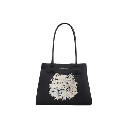Kate Spade Ткань Тоут Сумка Сумка для покупок Сумка Сумка через плечо Стандартная Женская Черная