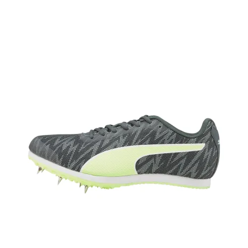 PUMA Аbrasion Resistant Покрытие Balance Impact Resistant Низкий Топ Тренировочные Беговые кроссовки Унисекс Серый Зеленый
