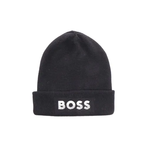 HUGO BOSS Полиэстер Шапки-бини Черный Kids
