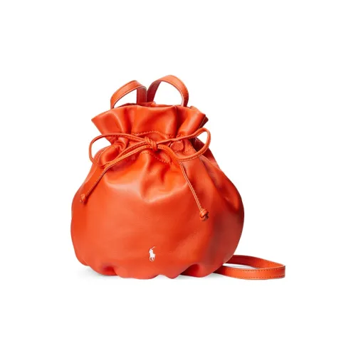 Polo Ralph Lauren Sheepskin Crossbody Bag Medium Women's Orange Поло Ральф Лорен Овчина Сумка через плечо Средняя Женская Оранжевая