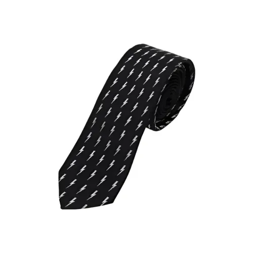 Neil Barrett совместный бренд Шелковые галстуки Черный мужской