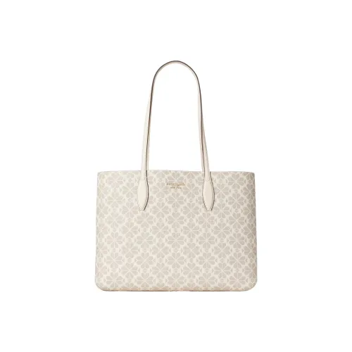 Kate Spade Тоут Сумка Сумка для покупок Сумка Сумка через плечо Женская Пергамент Белый Многоцветный