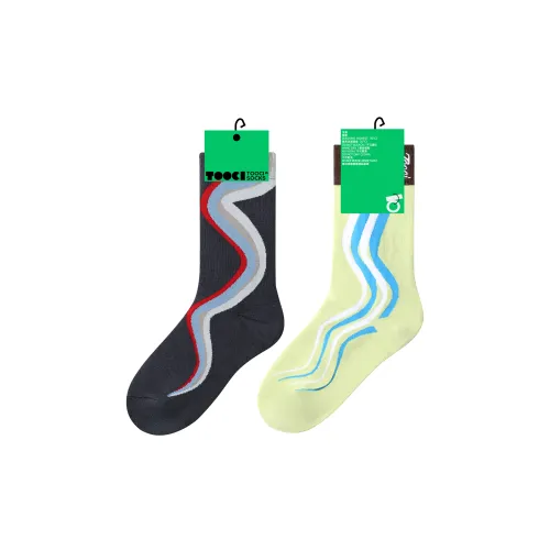 TOOCI Унисекс Колено Высокие Носки