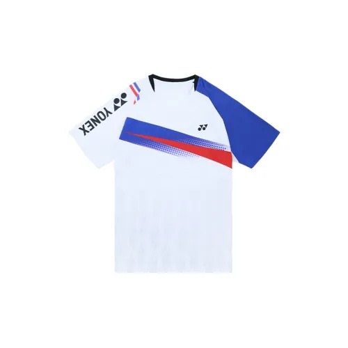 YONEX 011 Белый Мужская T-рубашка