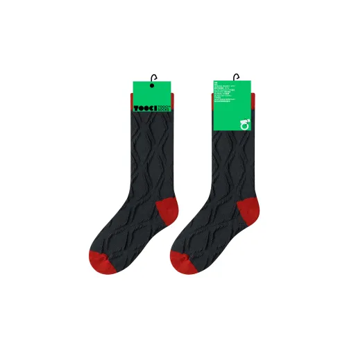TOOCI 2 шт черные унисекс MID носки до икры
