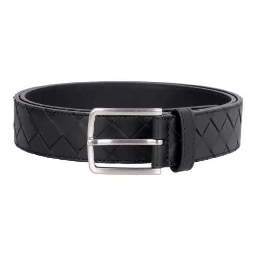Bottega Veneta Кожаные ремни Мужской Черный Ширина 3,5 см