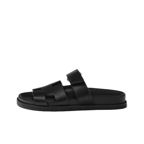 HERMES Chypre Стильные Сандалии Женские Черные