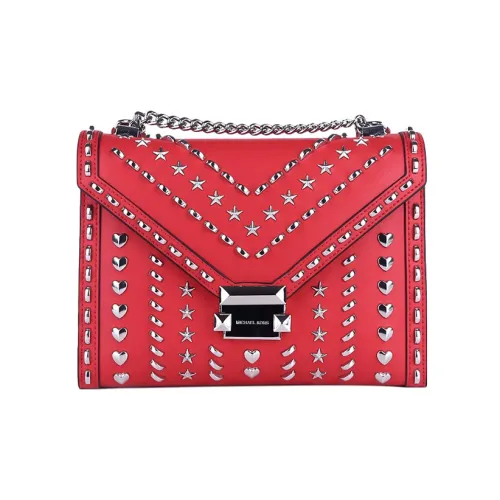 MICHAEL KORS Whitney Коровья кожа Конверт Сумка Плечевая сумка Женская Красная