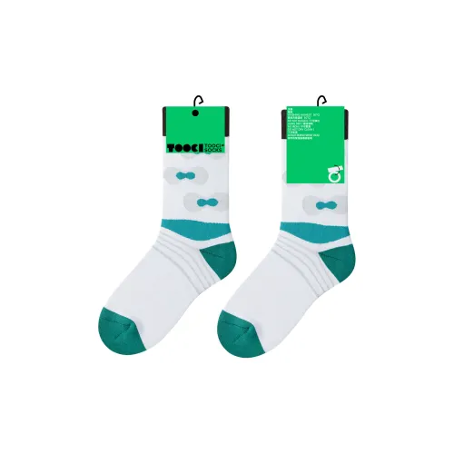 TOOCI 2 шт Белый Унисекс Колено высокие Носки