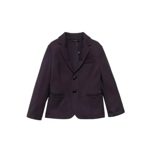 EMPORIO ARMANI Бизнес-костюм Пальто Черный Детский