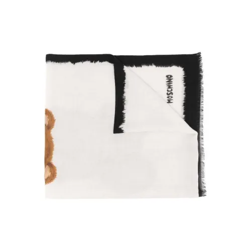 MOSCHINO Шелковые шарфы Белый Женские