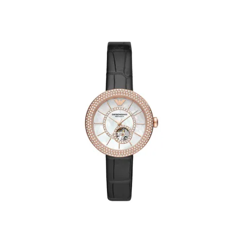EMPORIO ARMANI Механические часы Movement Женская коллекция Gypsophila, 34 мм, белые
