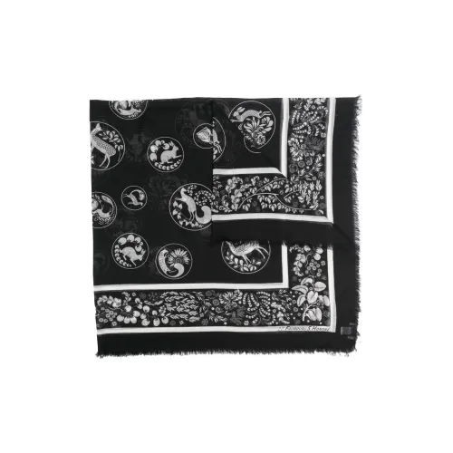 Lanvin Шелковые шарфы Черный Женские