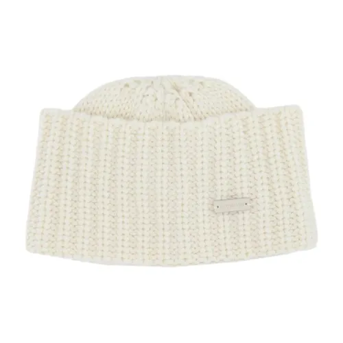 SAINT LAURENT Кашемир Шапки-бини Мужской Белый