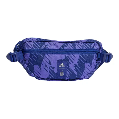 Adidas Переработанный материал Аргентина Футбол Сумка Сумка через плечо Sling Обычная унисекс Фиолетовая