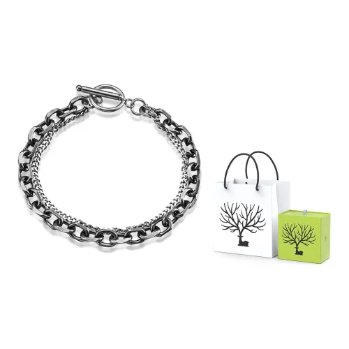 LIBALU Браслеты из титанового стального сплава, винтажные, мужские