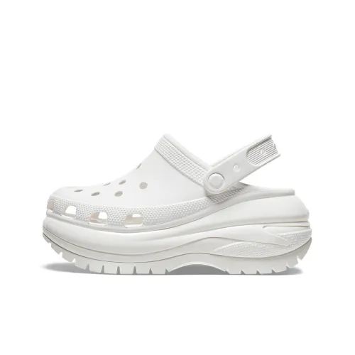 Crocs Mega Crush WHEEL Clog Sabo 6,1cm Унисекс Белый